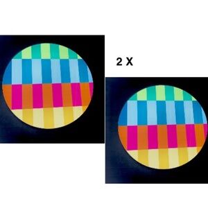 2 New Colorful 10” Lazy Susan Turntable